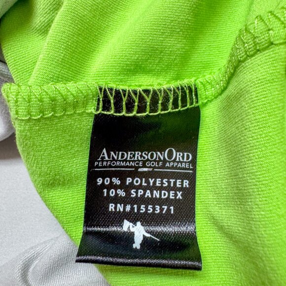 Anderson Ord Jacket Mens 2XL Gray 1/4 Zip Golf Cramer Mountain Club NC NWT - Picture 11 of 15